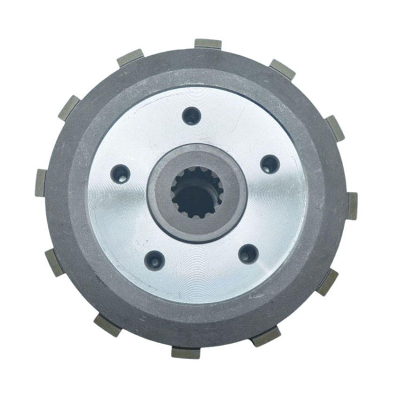 Aluminum-copper high-compatibility motorcycle clutch assembly