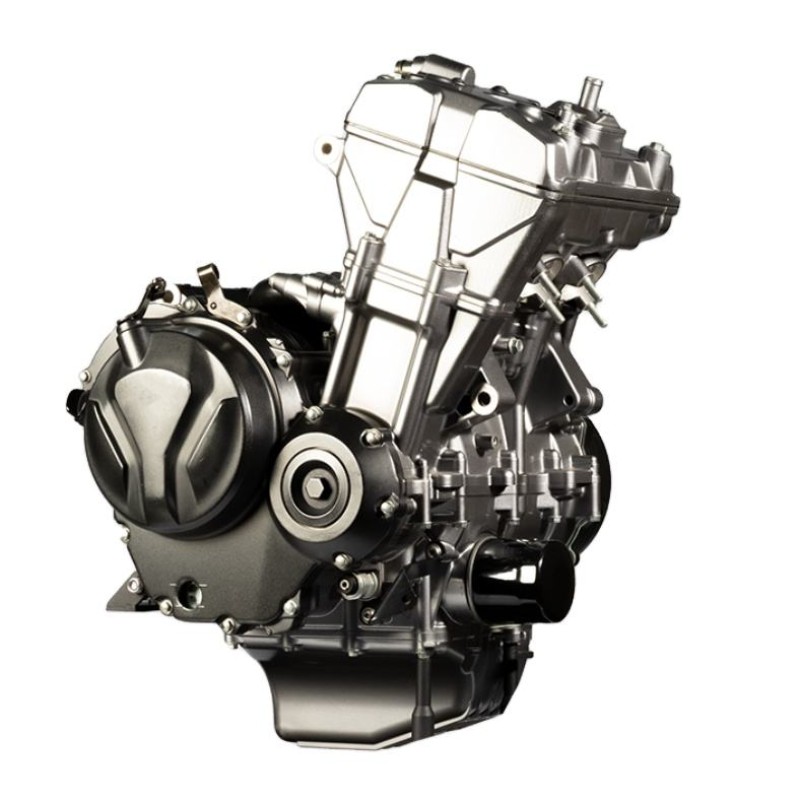 High-power water-cooled four-stroke motorcycle engine
