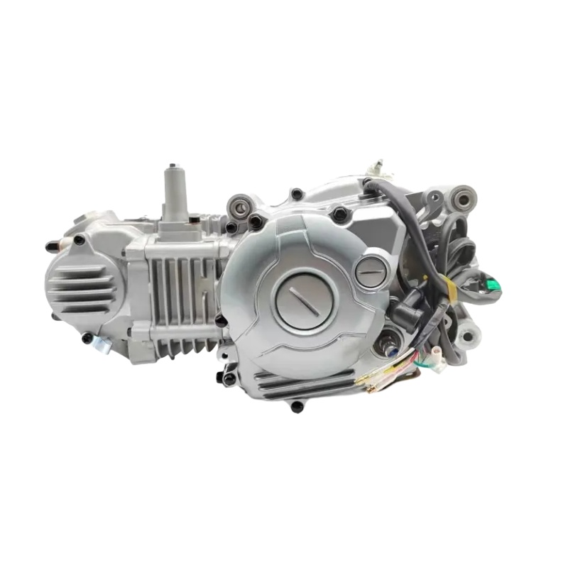 Highly compatible air-cooled four-stroke motorcycle engine